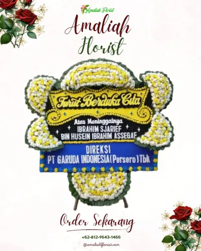 Papan Bunga Duka di Kebon Lega